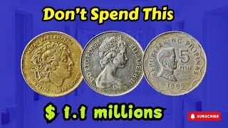 Philippine United Kingdom amp Greek Coins Treasures Rare and Valuable Big worth Money [upl. by Nortna290]