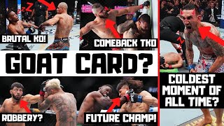 UFC 300 Event Recap Pereira vs Hill Full Card Reaction amp Breakdown [upl. by Amaras]