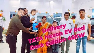 TATA Nexon EV Red Dark Edition 45KW Delivered Boring Road Patna 2024 [upl. by Dihgirb416]