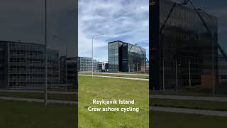 Cruise ship crew ashore in Island Reykjavik cruiseship cruise island ocean travelling [upl. by Thorin]