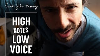 How to sing HIGH NOTES with low voice [upl. by Gilli]