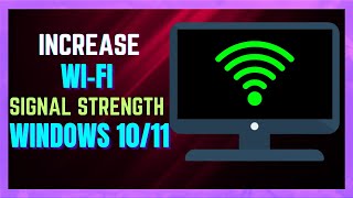 How to Make Your Laptops Wifi Signal Faster On Windows 1110 [upl. by Burn]