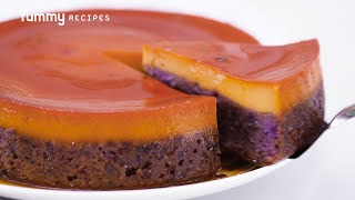 Ube Leche Flan Cake Recipe  Yummy Ph [upl. by Yrrap]