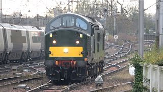 Carlisle Train Variety on Halloween  without ghosts A 37 visits on its journey north 31 Oct 24 [upl. by Giuseppe]