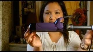 Hot Tools Ceramic Tourmaline Curling Iron  Review [upl. by Ailb]