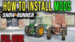 HOW TO DOWNLOAD AND INSTALL MODS MODIO  FULL GUIDE  SnowRunner [upl. by Ardekan]