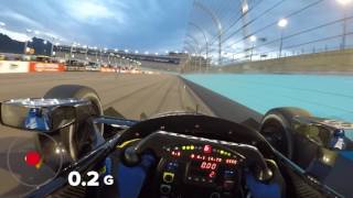 VISOR CAM Graham Rahal at Phoenix Raceway [upl. by Spike]