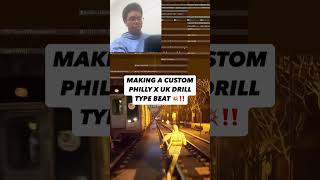 MAKING A UK DRILL X PHILLY BEAT ‼️ drillphillybeats [upl. by Charmion]