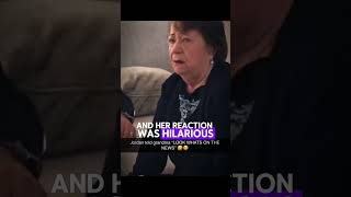 Grandma funny reaction to GTA clip  shorts [upl. by Vish898]