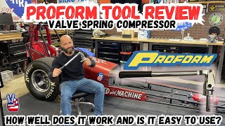 Tool Review Proform Valve Spring Compressor  How Well Does It Work and is It Easy to Use tools [upl. by Alilad11]