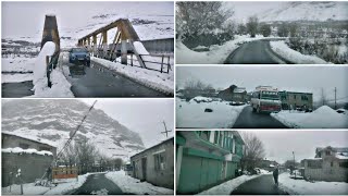 Heavy Snowfall🌧️At Panikhar  Sankoo  Kargil  Ladakh  29 April 2024 [upl. by Ennoira]