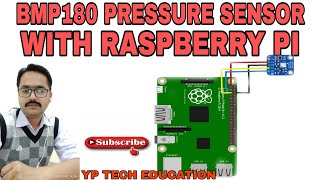 BMP180 DIGITAL PRESSURE SENSOR WITH RASPBERRY PI [upl. by Kreiker]