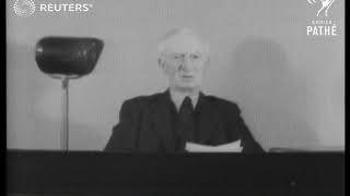 WELFARE  POLITICS  Announcement of the Beveridge report with speech by Sir William Beve1942 [upl. by Odlopoel]