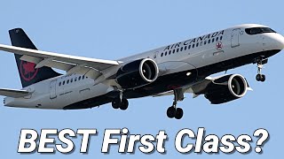 Best North American Business Class Air Canada A220 [upl. by Estus]