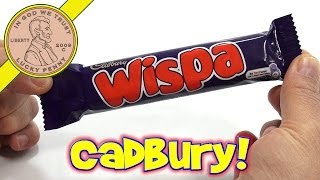 Cadbury Wispa Aerated Milk Chocolate Candy Bar  UK Candy Sampler [upl. by Nosna]