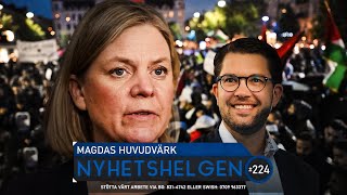 Ingrid amp Maria Nyhetshelgen 224  Magdas huvudvärk våldsorgien fortsätter antisemitism [upl. by Azelea]