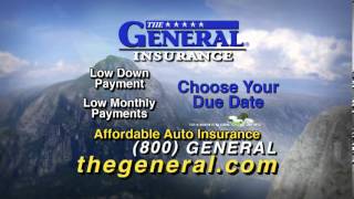 Low DownPayment and Monthly Payment Car Insurance  The General Car Insurance [upl. by Vincentia306]