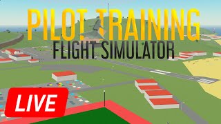 🔴LIVE  Pilot Training Flight Simulator  Plane Spotting [upl. by Oeramed]