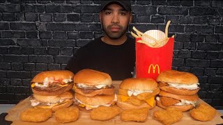 ASMR MCDONALDS MUKBANG [upl. by Tirzah421]