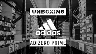 Unboxing the ADIDAS adizero Prime Running Shoe  SportsShoescom [upl. by Felizio668]