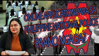 PNP Online application 2021 PNP CORPS Paano magapply sa PNP online [upl. by Hiro]