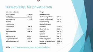 Företagsekonomi 1 Budgetering och lönsamhet [upl. by Hannavas]