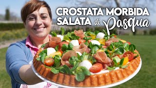 CROSTATA MORBIDA SALATA DI PASQUA Ricetta Facile  Fatto in Casa da Benedetta [upl. by Asilem]