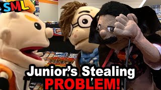 SML Movie Juniors Stealing Problem Reaction Puppet Reaction [upl. by Ardnuhsal877]