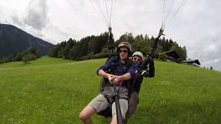 Tandemflug der Start  Tandem Paragliding take off [upl. by Luehrmann85]