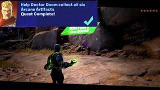 Help Doctor Doom Collect all six Arcane Artifacts Fortnite [upl. by Stetson]