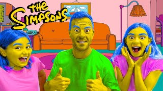 PASAMOS UN DIA COMO LOS SIMPSONS Itarte Vlogs [upl. by Uird111]