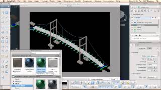 AutoCAD 21 for Mac  applying materials and rendering [upl. by Elicec932]