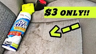 HOW to Clean STAINED Dirty Car Seats QUICK WAY [upl. by Larena]