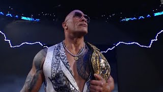 The Rock RETURNS at WWE BAD BLOOD 2024 [upl. by Hoskinson]