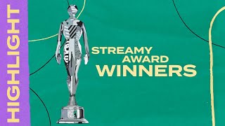 Announcing the Streamys Winners  2021 YouTube Streamy Awards [upl. by Eyssej436]