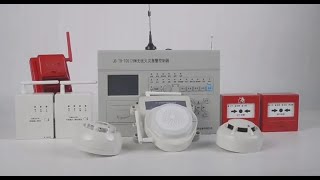 Professional wireless fire alarm system with free PC software for fire linkage program [upl. by Haggai]