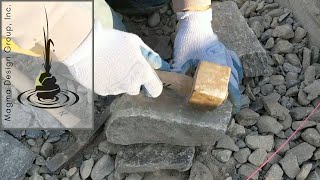 How To Trim Ashlar Pattern Wall Stone [upl. by Ydok540]