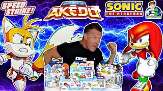 Legends of Akedo Sonic the Hedgehog verses packs GoGo racers Mini Launchers [upl. by Teirtza]