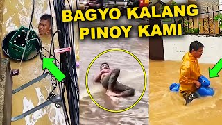 PINOY VS BAGYONG CARINA IBANG KLASE TALAGA SASAKIT PANGA MO SA KAKATAWA  Pinoy Funny Videos 2024 [upl. by Malcah389]