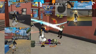 Free fire classic squad 👻 Free fire classic squad tips and tricks 😎 proo vs noob [upl. by Htieh]