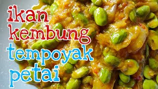 Resepi Ikan Kembung Masak Tempoyak Petai Cili Pedas Sedap [upl. by Olifoet869]