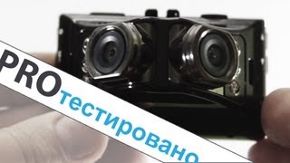 Тест обзор видеорегистратора с двумя камерами Суперширокий угол Ritmix AVR787 DUO Pro Hitech [upl. by Atinauj]