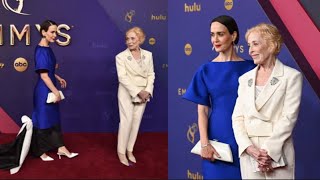 Holland Taylor and Sarah Paulson turn Emmys 2024 into a date night 😍♥️♥️ [upl. by Ardied]