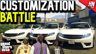 Benefactor Schwartzer Customization Battle ft NoProblemCheating twingomp4  GTA Online​ [upl. by Eitsirk]