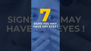 7 Signs You May Have Dry Eyes [upl. by Chari]