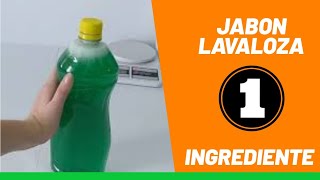 Jabón líquido para platos con un solo ingredientecomo preparar jabón liquido lavaplatoscasero [upl. by Edasalof169]