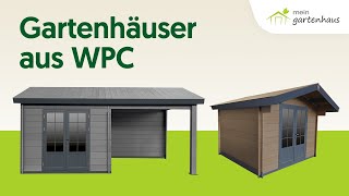 Gartenhäuser aus WPC  Mein Gartenhaus Shop [upl. by Fatsug]