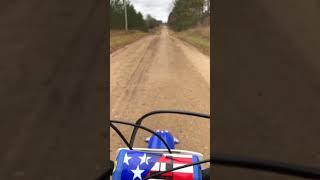 Top speed on a 2018 Apollo RFZ 125 pit bike [upl. by Coralie]