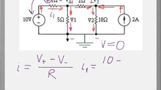 Nodal Analysis introduction and example [upl. by Novj]