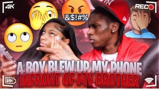 VLOGMASS DAY 13 My OVERPROTECTIVE brother LOST it over a boy blowing up my phone [upl. by Elyac]